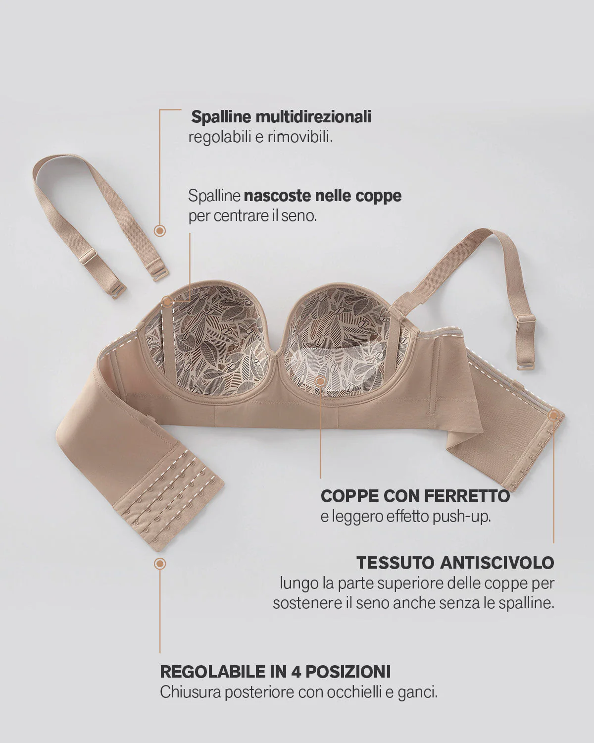 2-Pack Bras 360: Strapless Longline Contouring Bras - Image 17