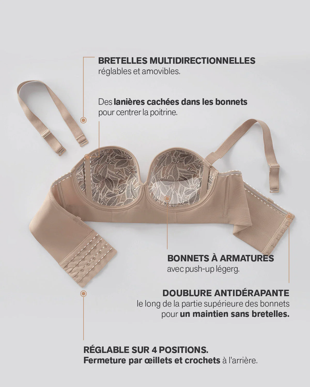 2-Pack Bras 360: Strapless Longline Contouring Bras - Image 19