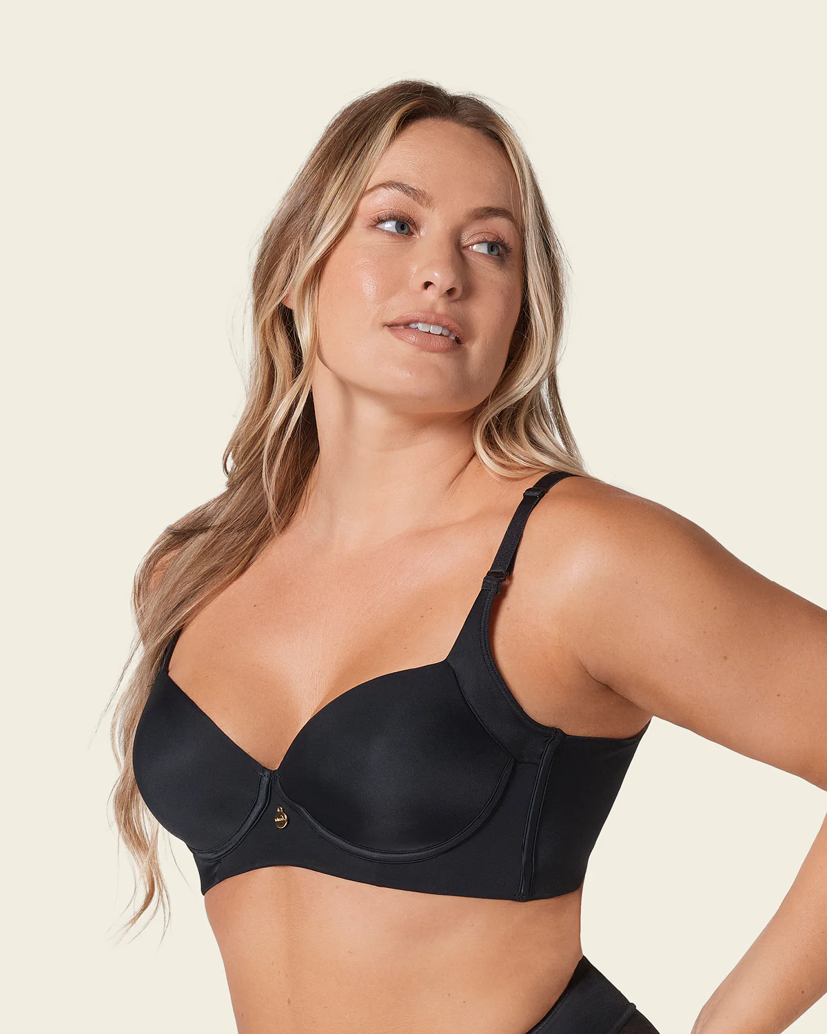 2-Pack High Profile Back Smoothing Bras with Soft Full Coverage Cups - Image 6