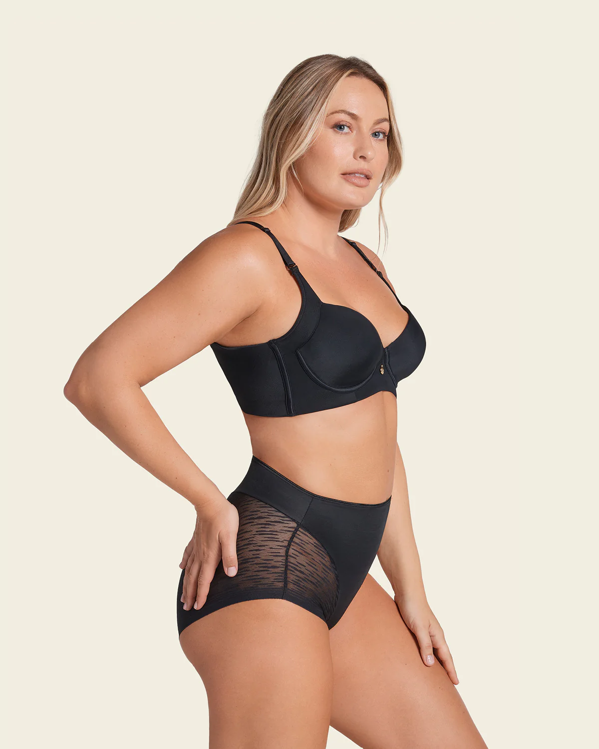 2-Pack High Profile Back Smoothing Bras with Soft Full Coverage Cups - Image 8
