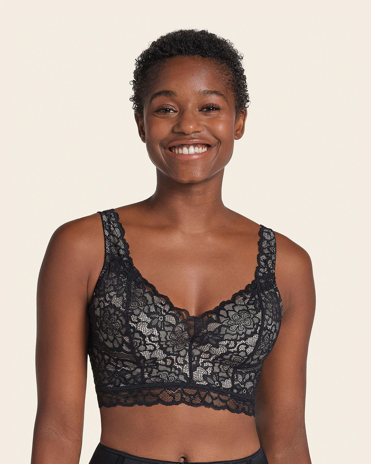2-Pack Luxe Lace Underwire Smoothing Bustier Bras - Image 2