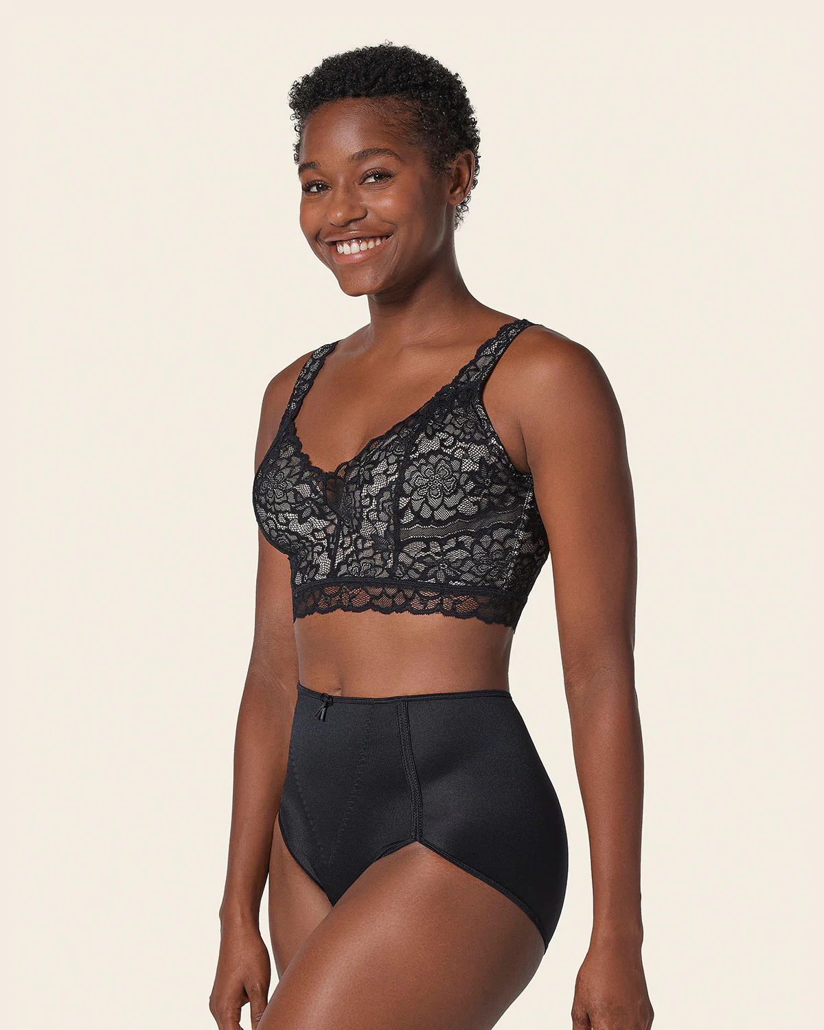2-Pack Luxe Lace Underwire Smoothing Bustier Bras - Image 4