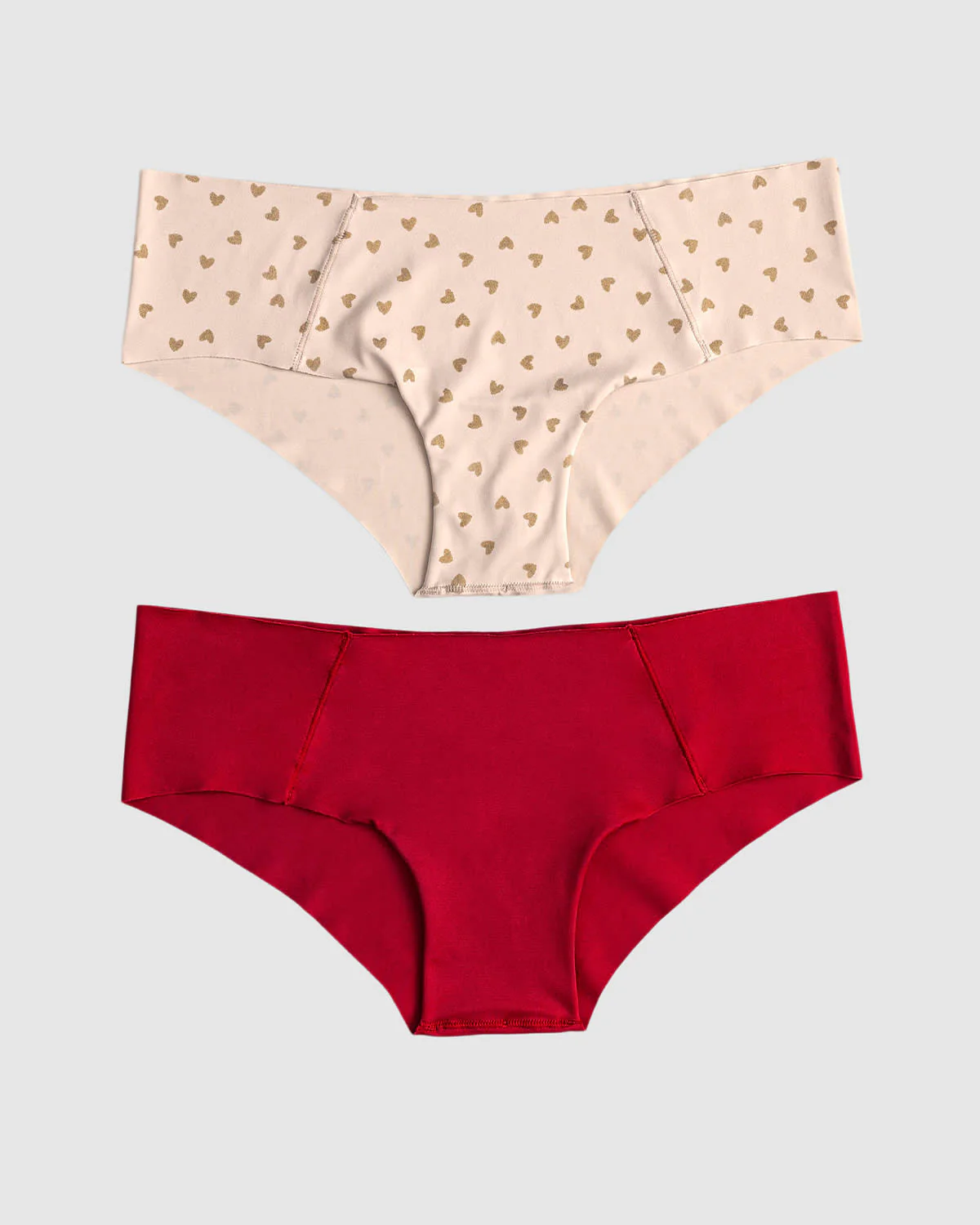 2-Pack Seamless Hipster knickers with Decorative Contrast Stitching - Image 31