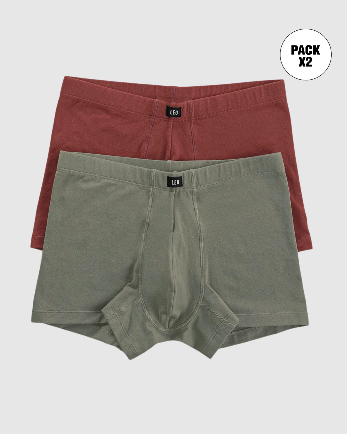 2-Pack Short Stretch Cotton Boxer Briefs - Image 6