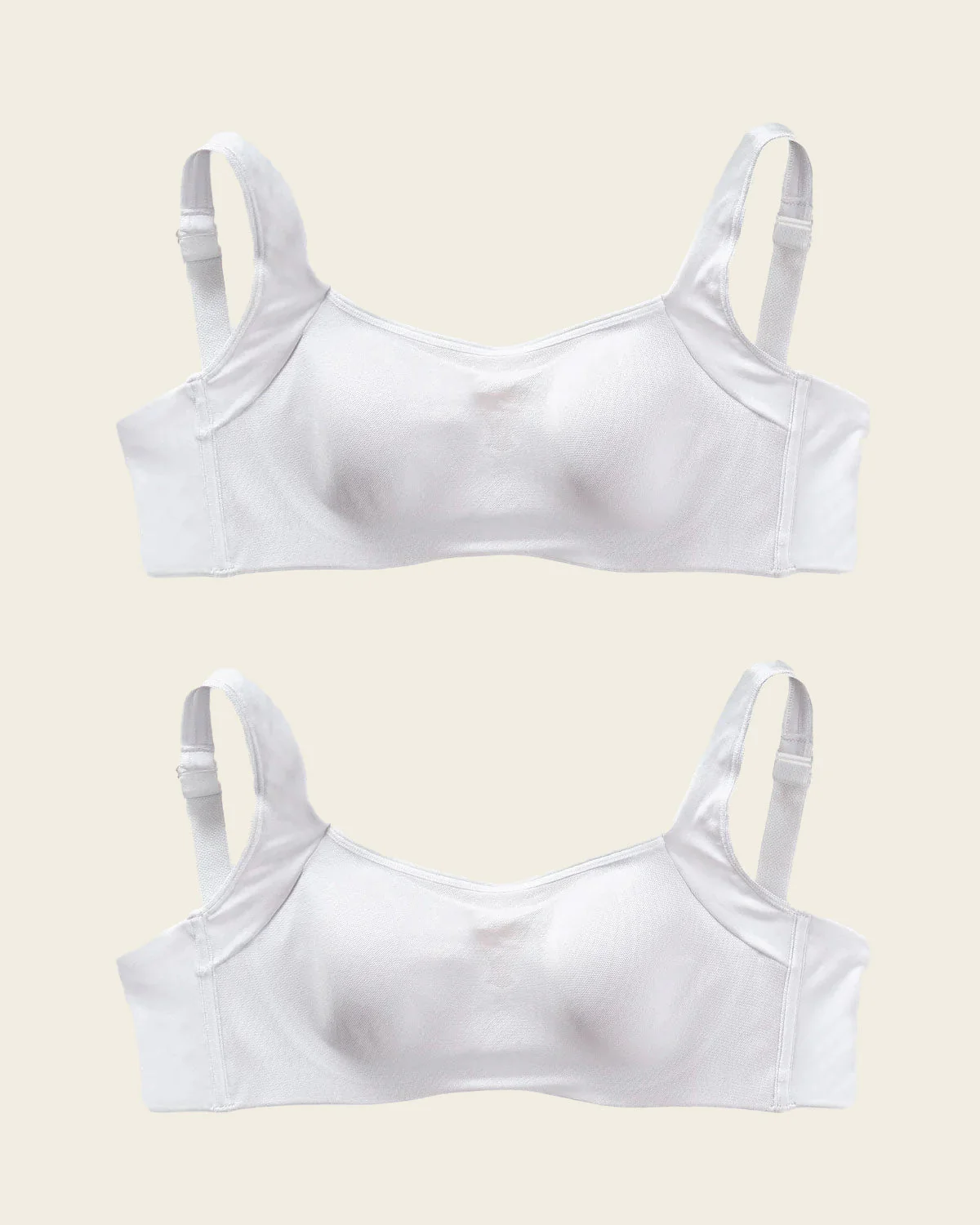 2-Pack Smart Fusion Mesh Front Contouring Bras - Image 10