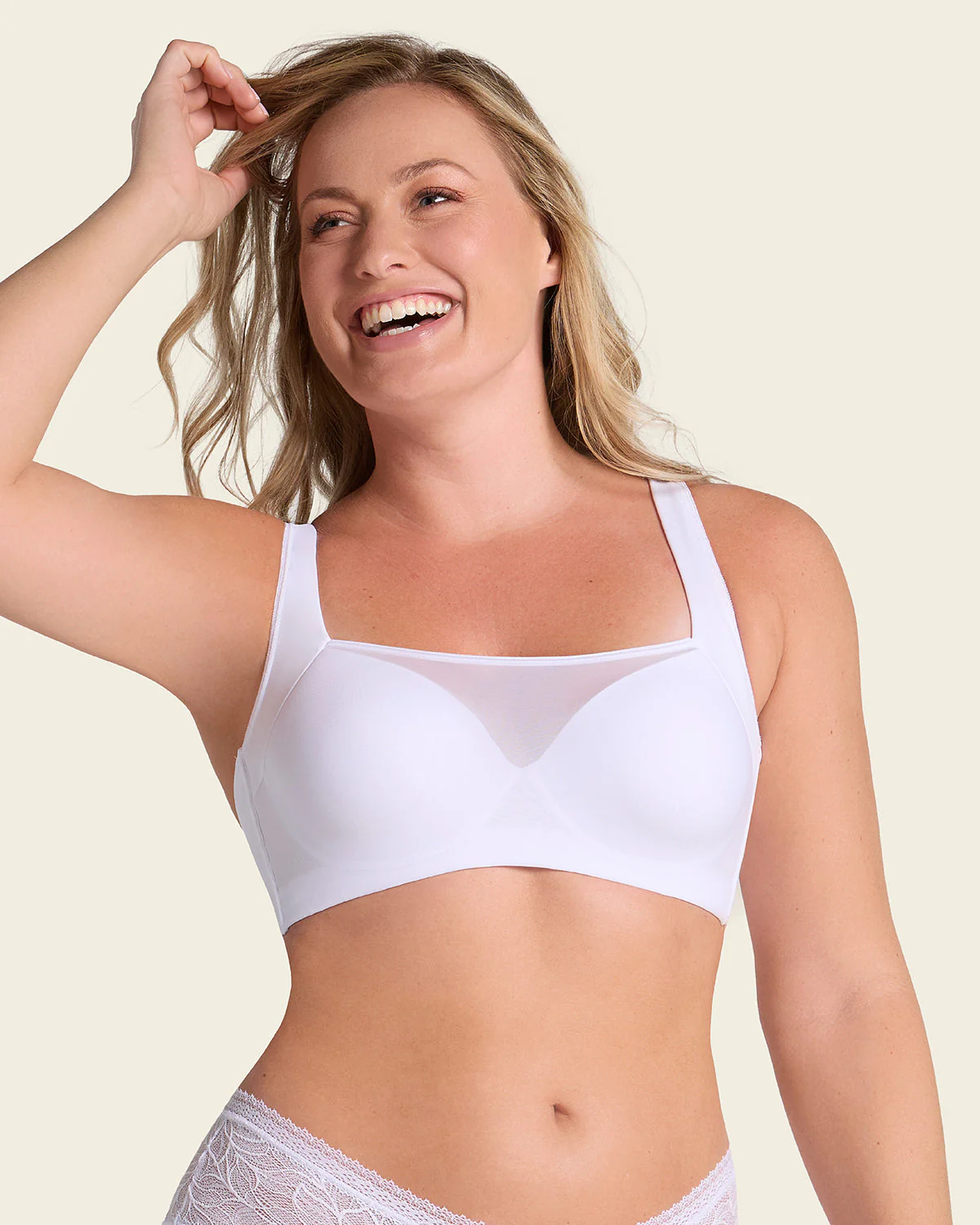 2-Pack Smart Fusion Mesh Front Contouring Bras - Image 11