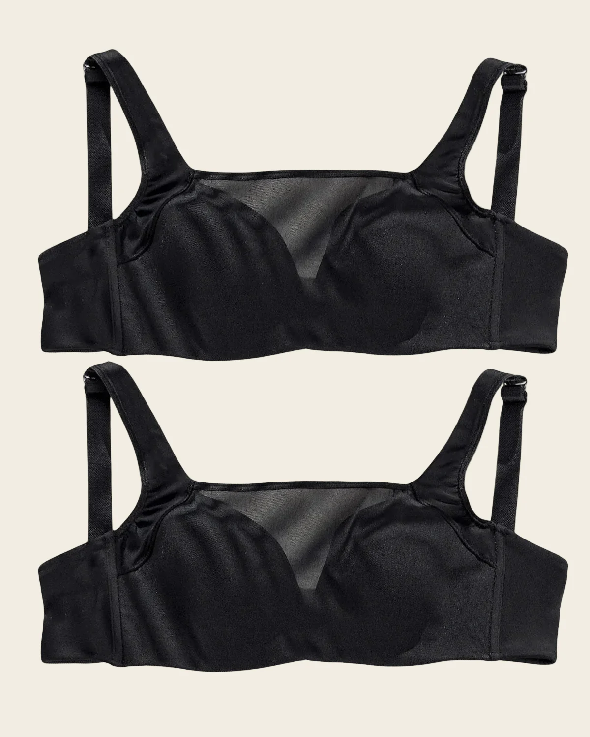 2-Pack Smart Fusion Mesh Front Contouring Bras - Image 6