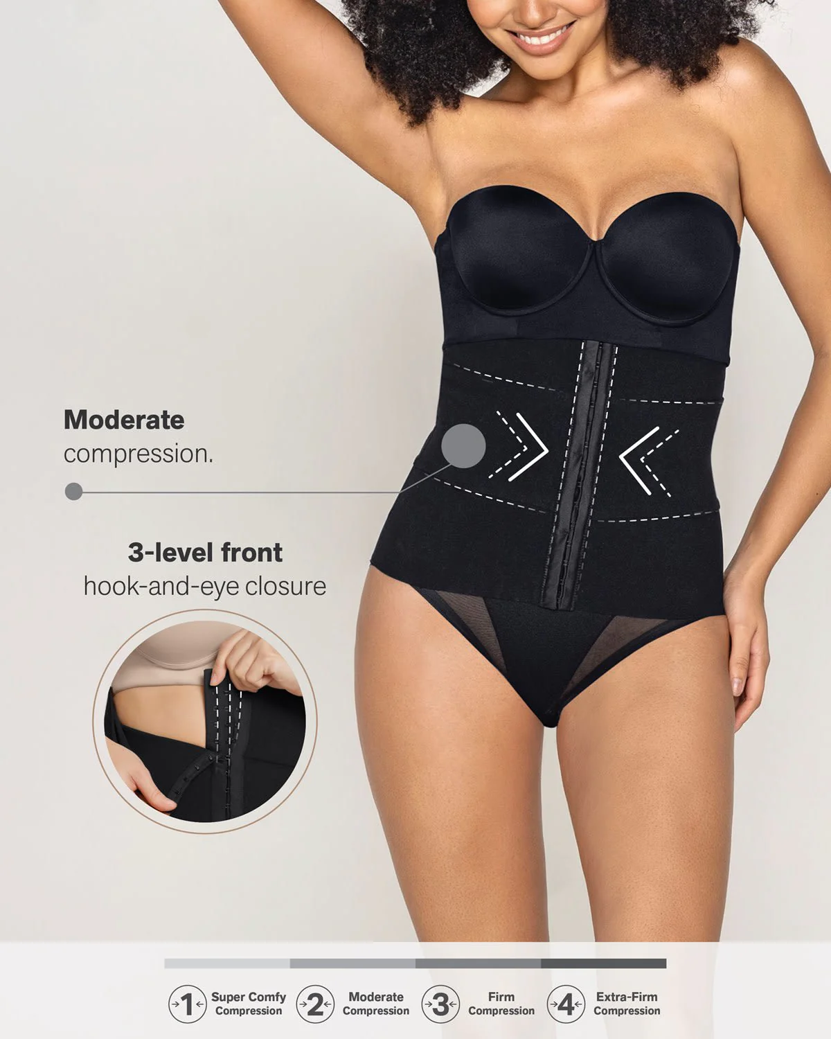 3-Belt Custom Waist Cincher with Lumbar Support - Image 10