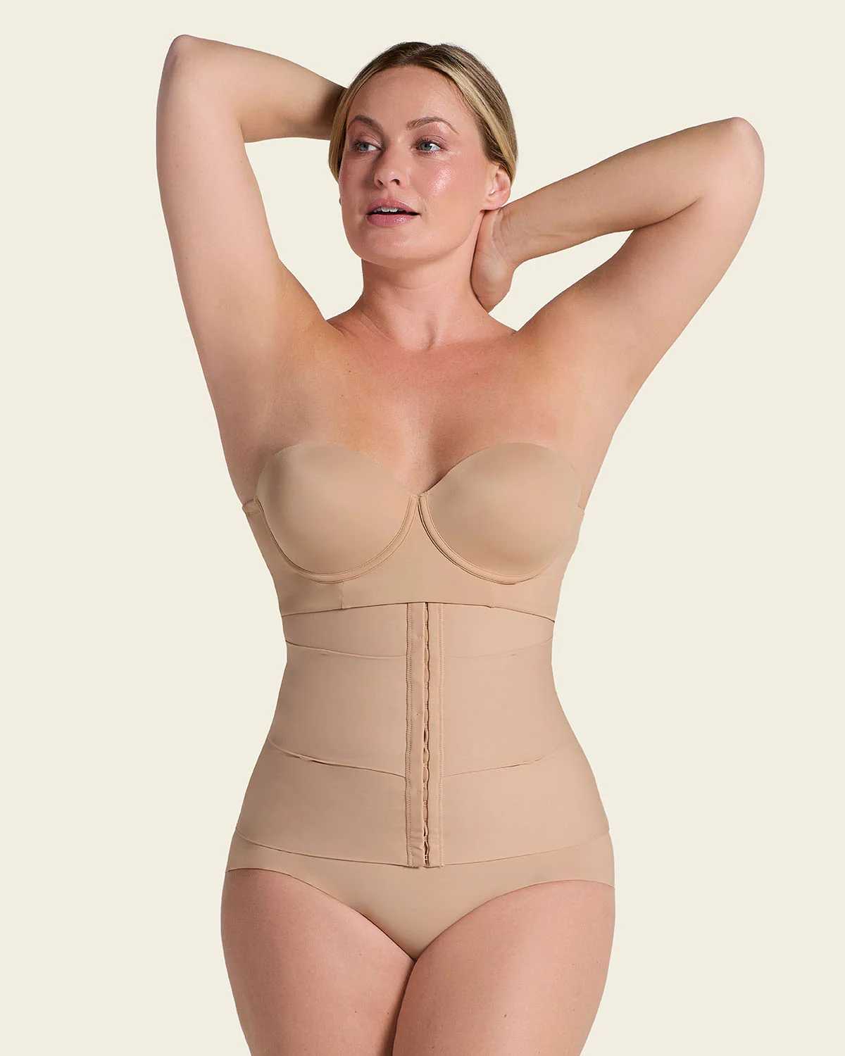 3-Belt Custom Waist Cincher with Lumbar Support - Image 4