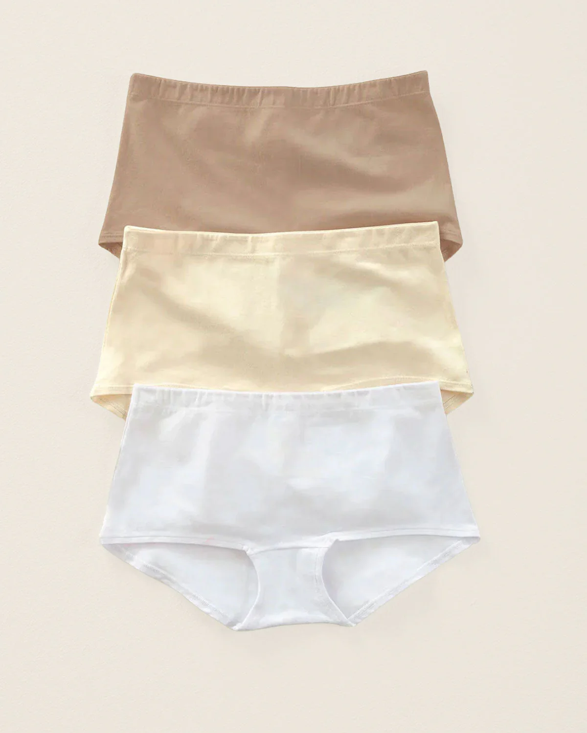 3 Boyshorts in Stretch Cotton with Good Coverage