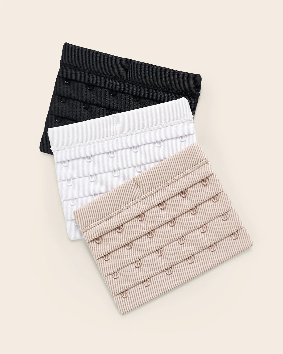 3-Pack 6-Row 4-Level Adjustable Bra Extenders