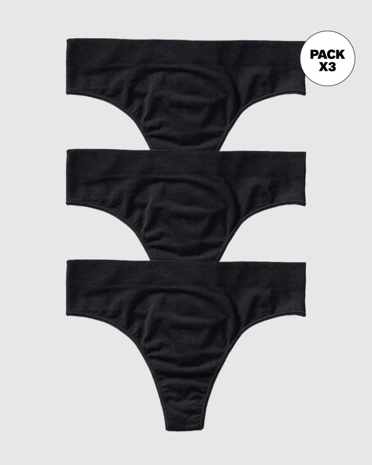 3-Pack High-Rise High-Tech Seamless Thong knickers