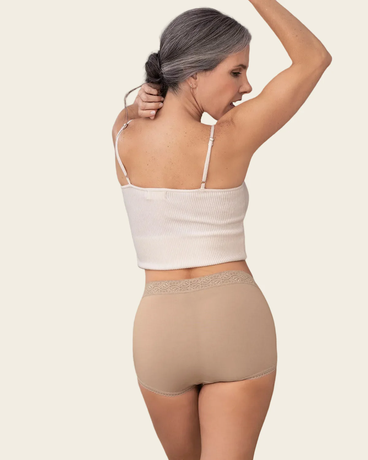 3-Pack High-Waisted Boyshorts with Lace Accents - Image 3