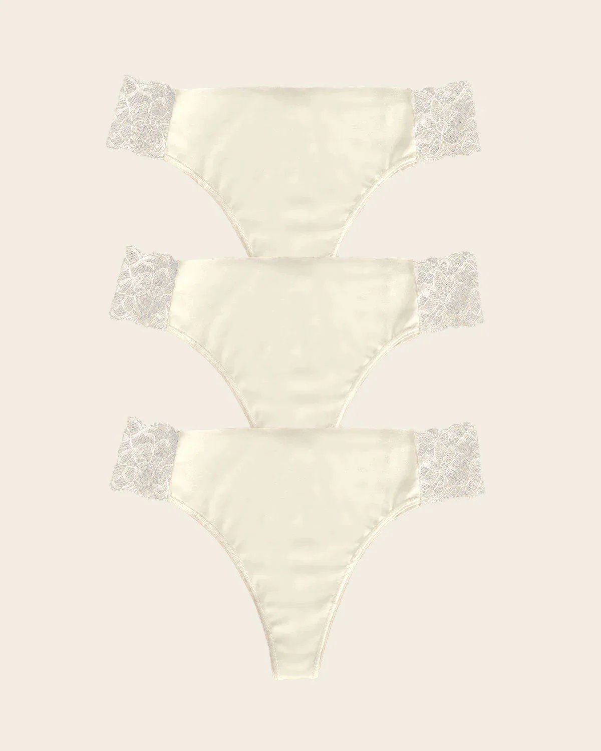 3-Pack Lace Side Seamless Thong Knickers - Image 12