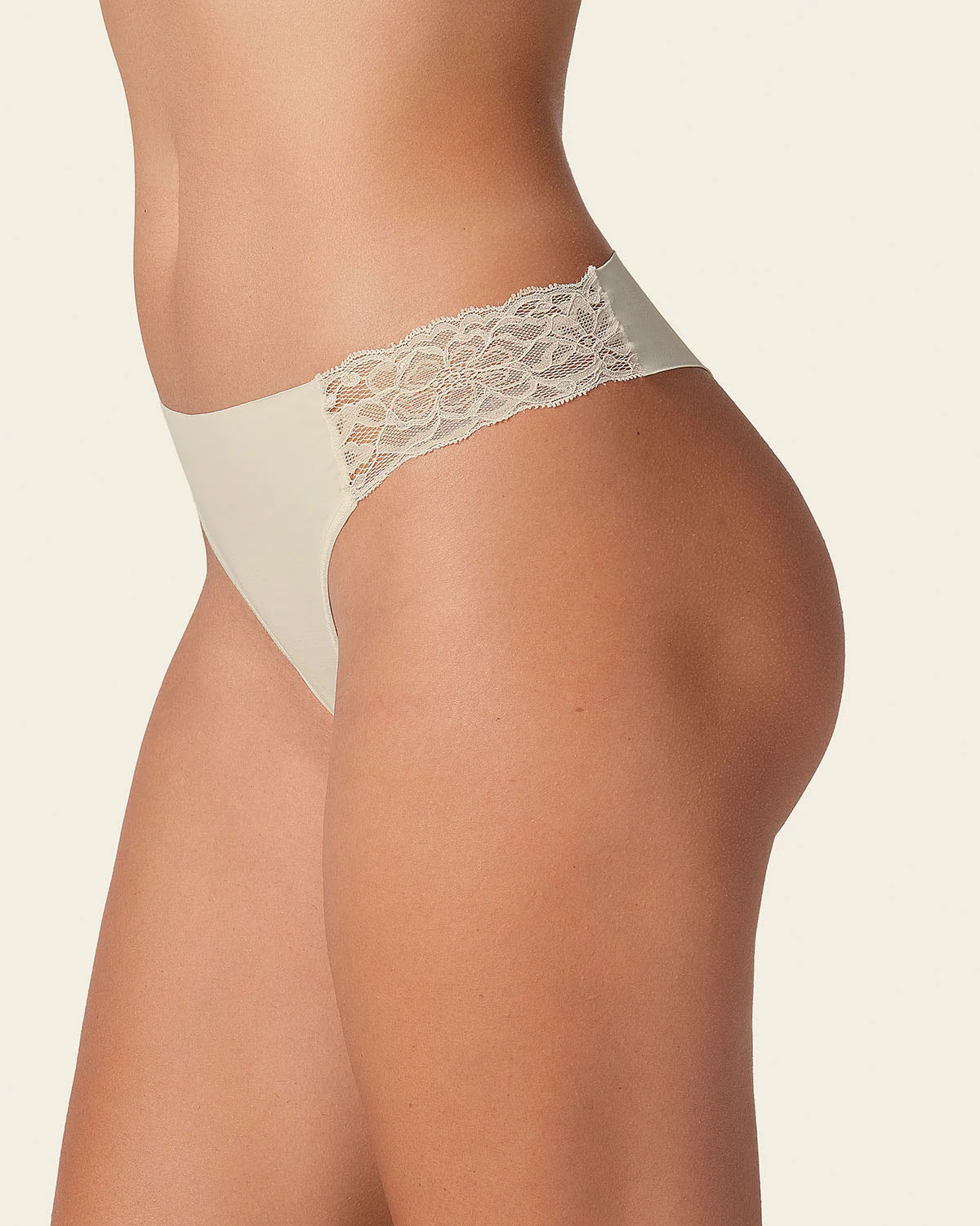 3-Pack Lace Side Seamless Thong Knickers - Image 15