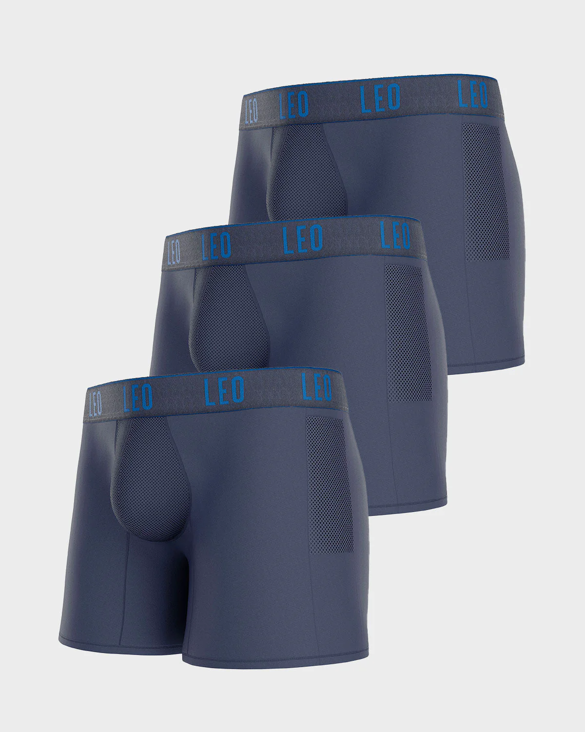 3-Pack Long Athletic Boxer Briefs with Side Pocket - Image 12