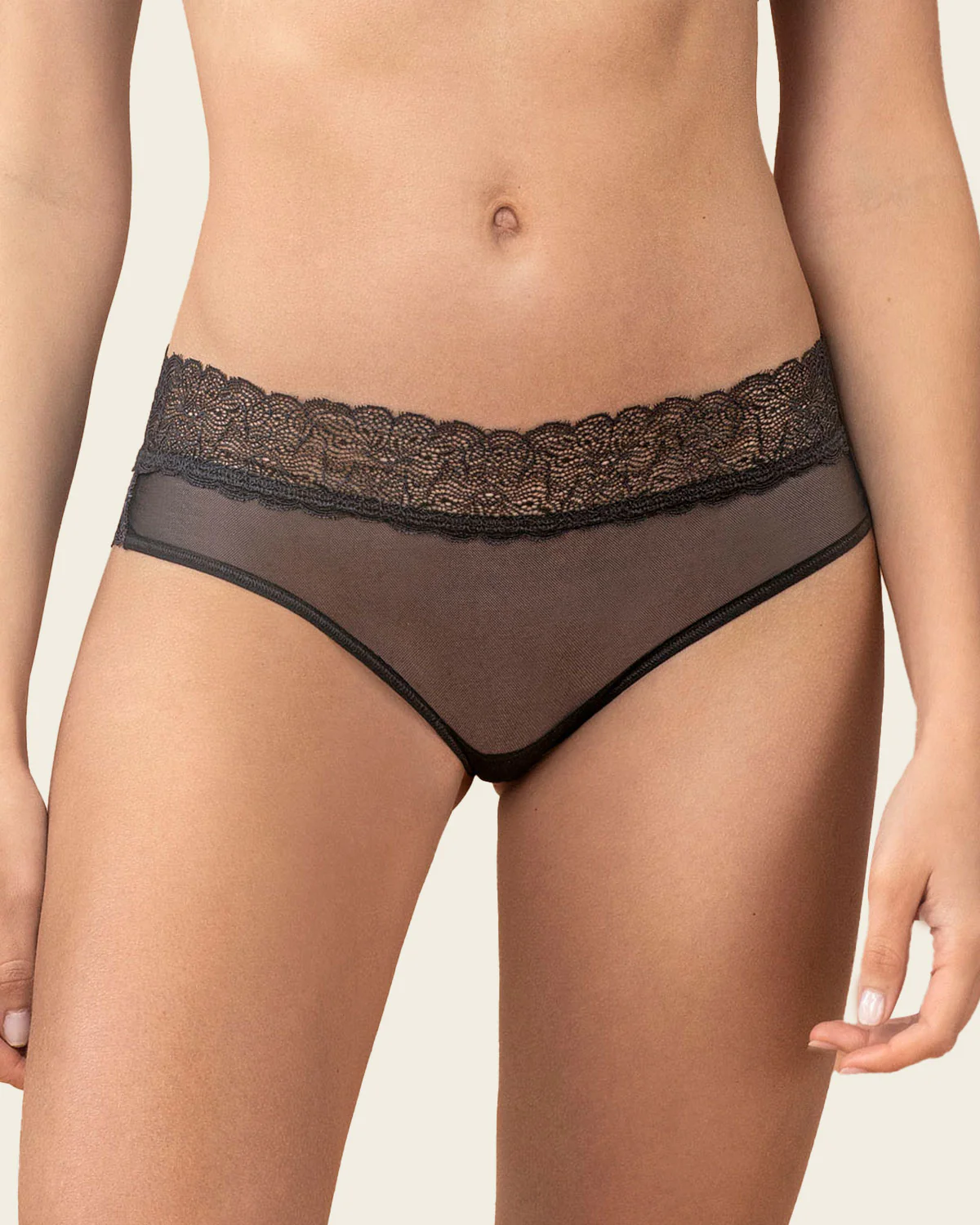 3-Pack Sheer Lace Low-Rise Cheeky knickers - Image 3