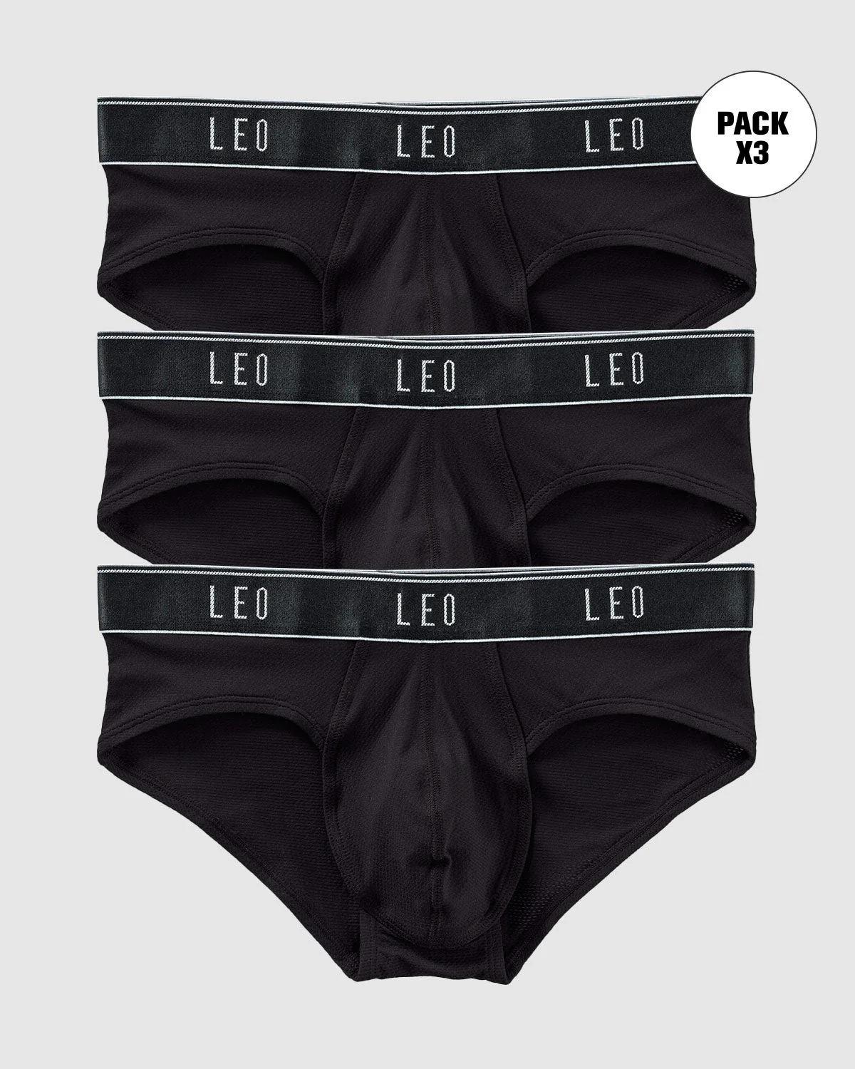 3-Pack Ultra-Light Briefs with Ergonomic Pouches