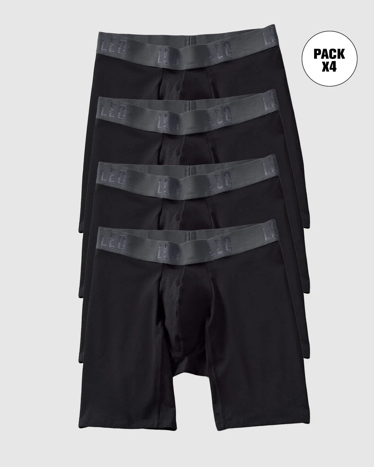 4-Pack Long Boxer Briefs