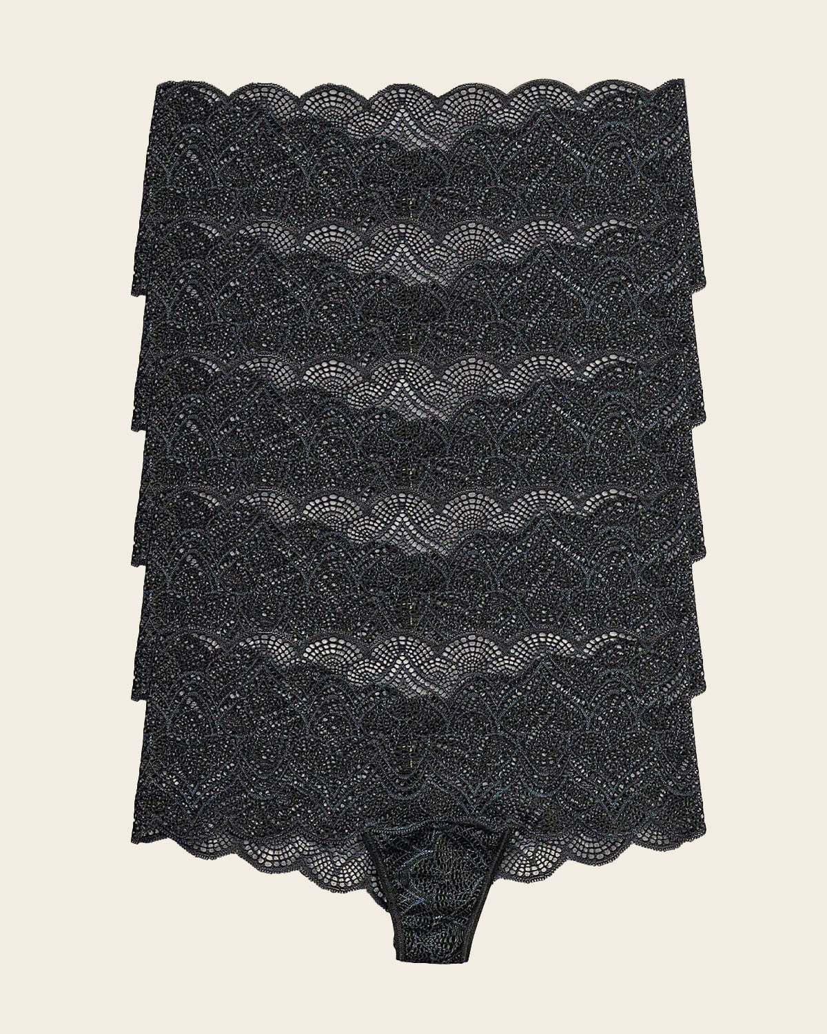5-Pack Cheeky Lace Hipster Knickers - Image 6