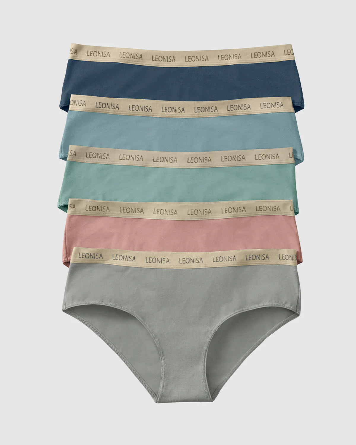 5-Pack Cotton Blend Hipster Knickers - Image 27