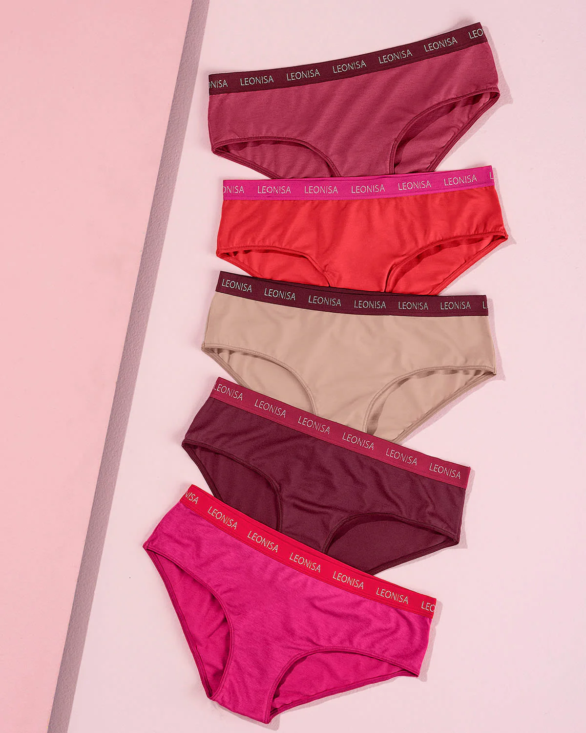 5-Pack Cotton Blend Hipster Knickers - Image 45