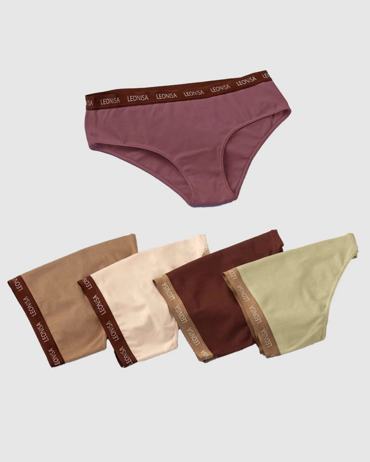 5-Pack Cotton Blend Hipster Knickers - Image 50