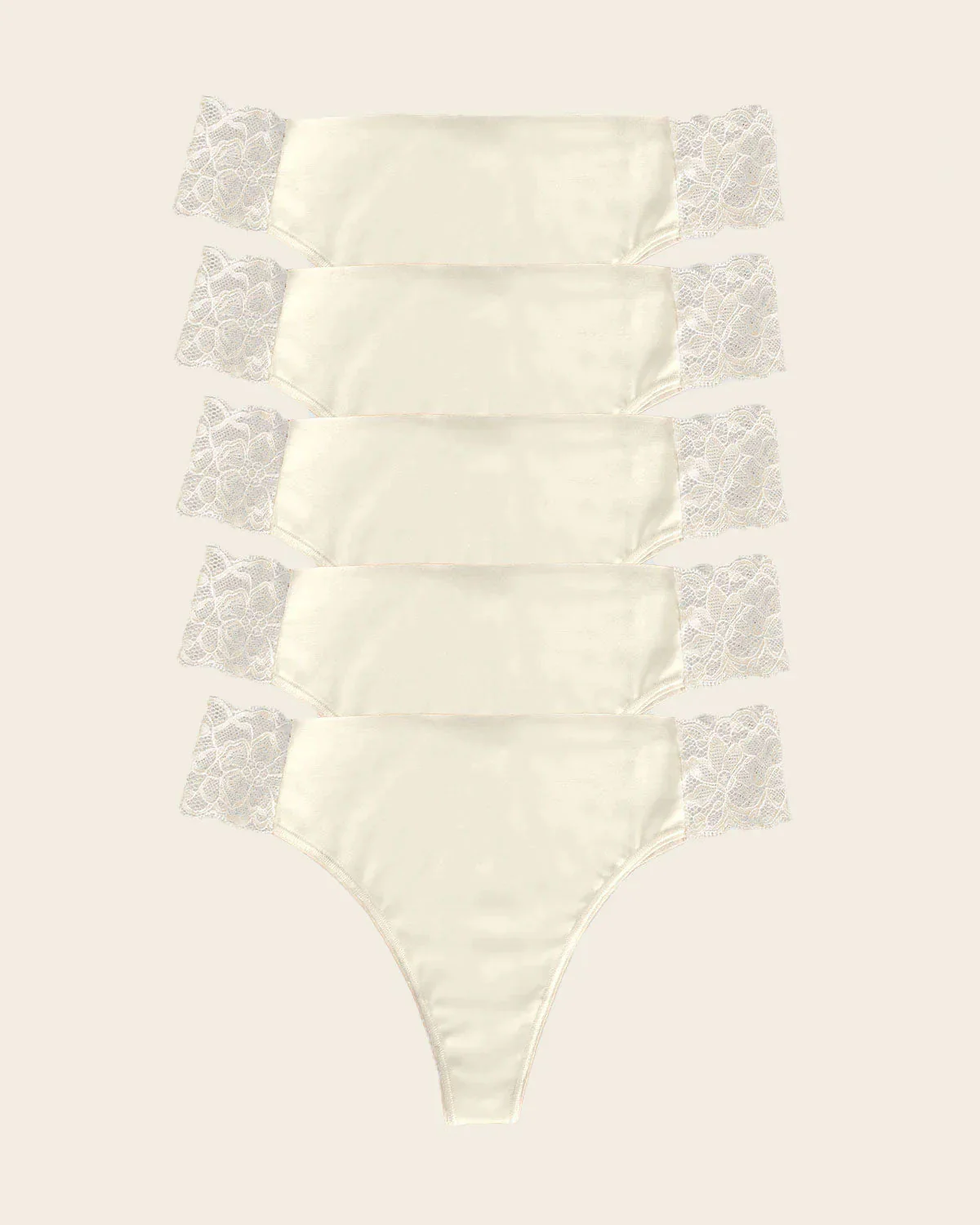 5-Pack Lace Side Seamless Thong knickers - Image 12