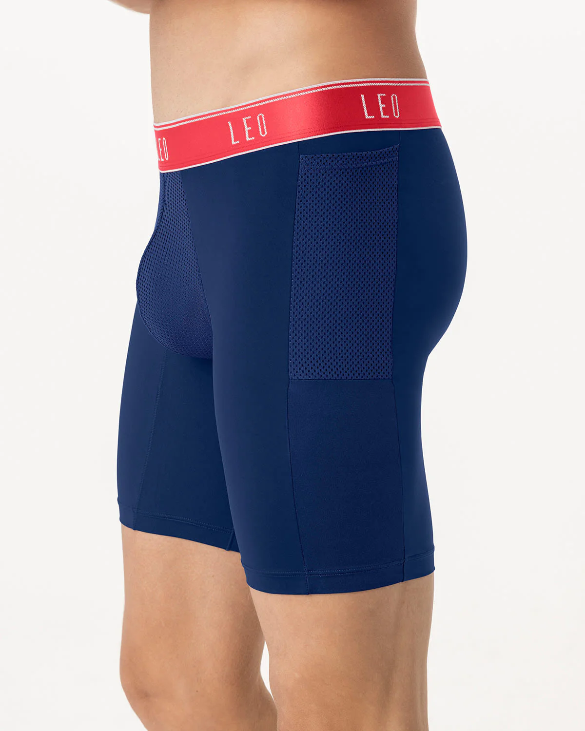 3-Pack Long Athletic Boxer Briefs with Side Pocket - Image 8