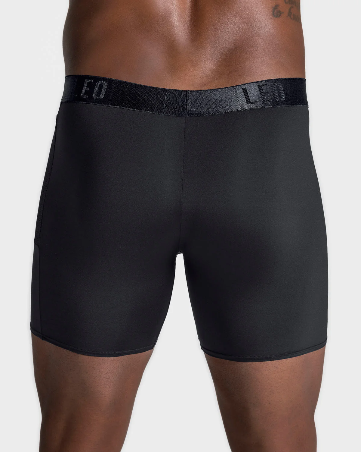 3-Pack Long Athletic Boxer Briefs with Side Pocket - Image 3