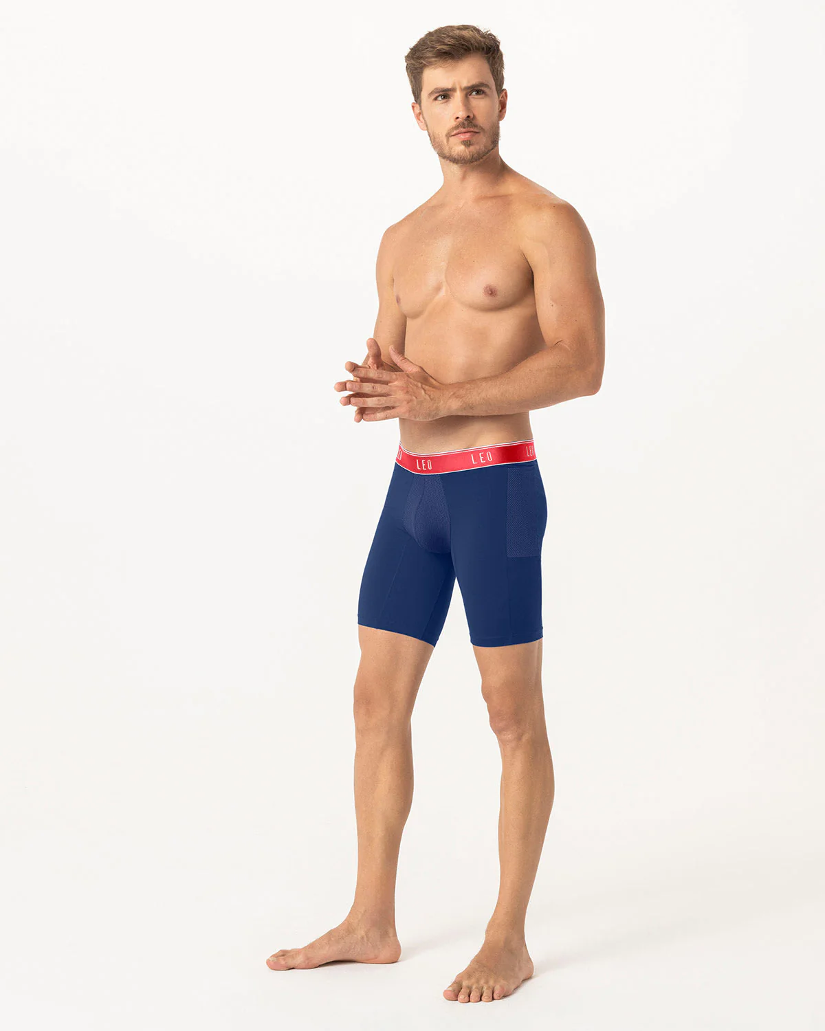 3-Pack Long Athletic Boxer Briefs with Side Pocket - Image 9