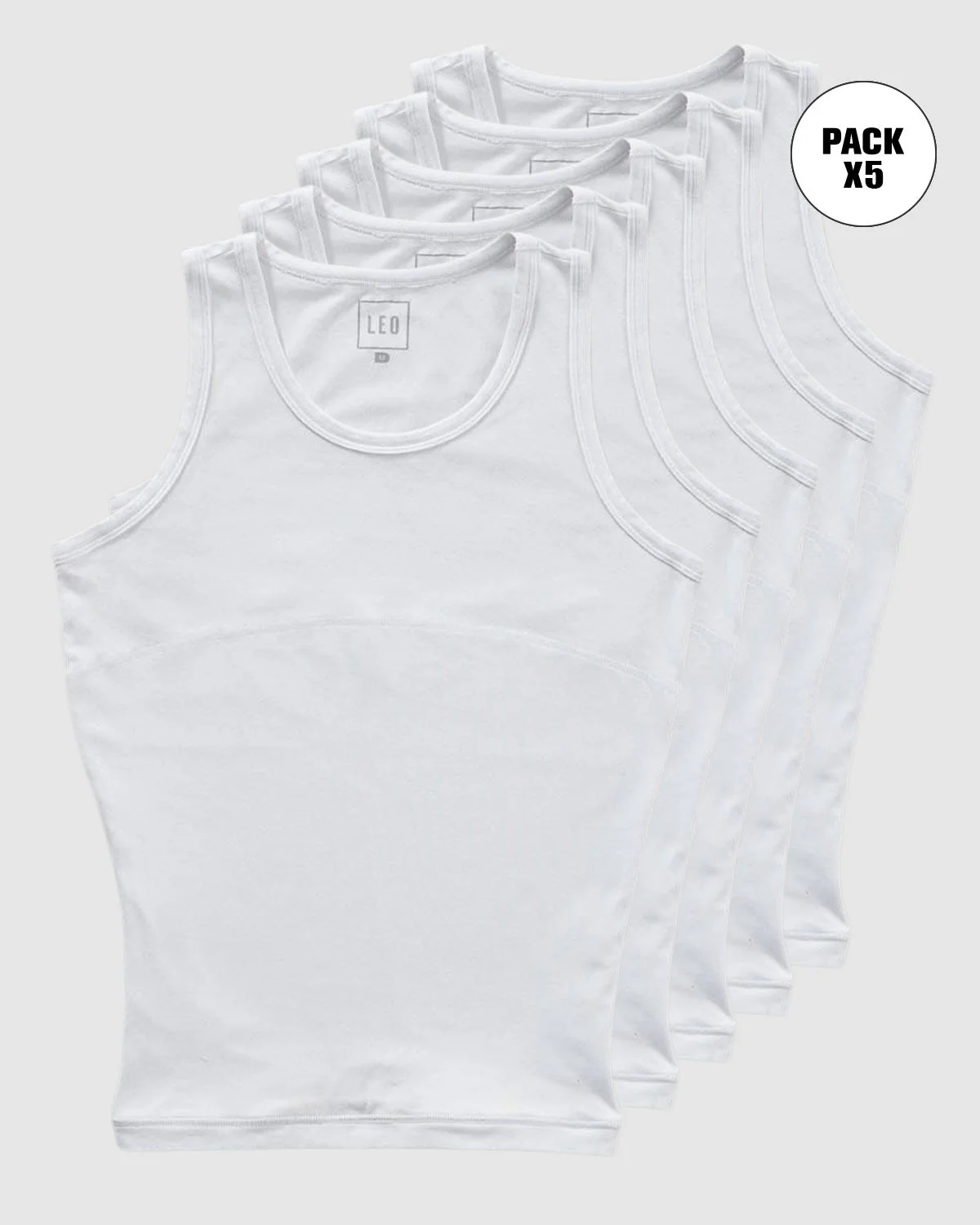 5-Pack Moderate Compression Shaper Tanks
