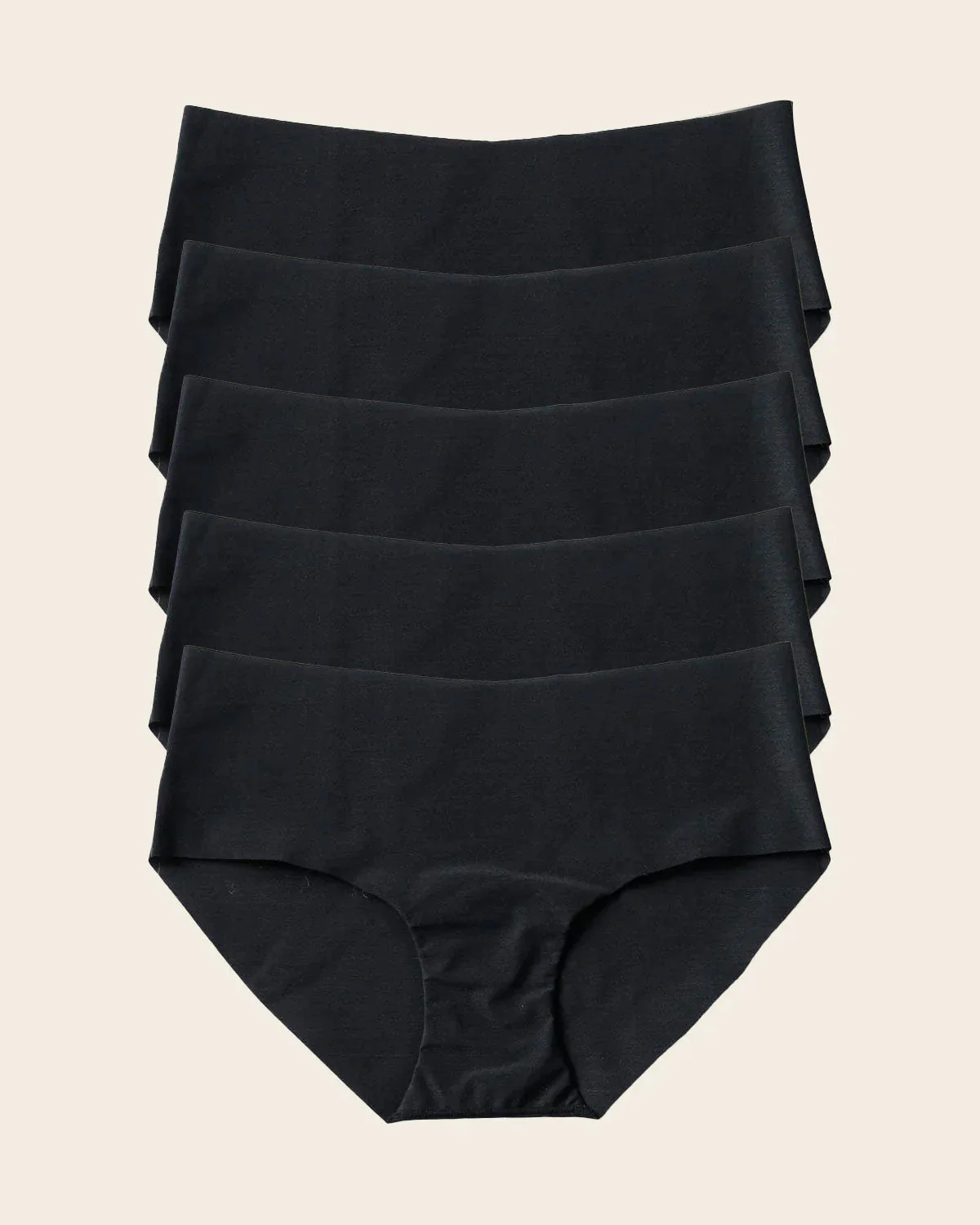 5-Pack No Ride-Up Seamless Hiphugger Knickers