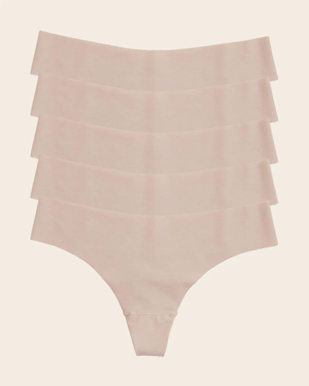 5-Pack No Ride-Up Seamless Thong knickers - Image 6
