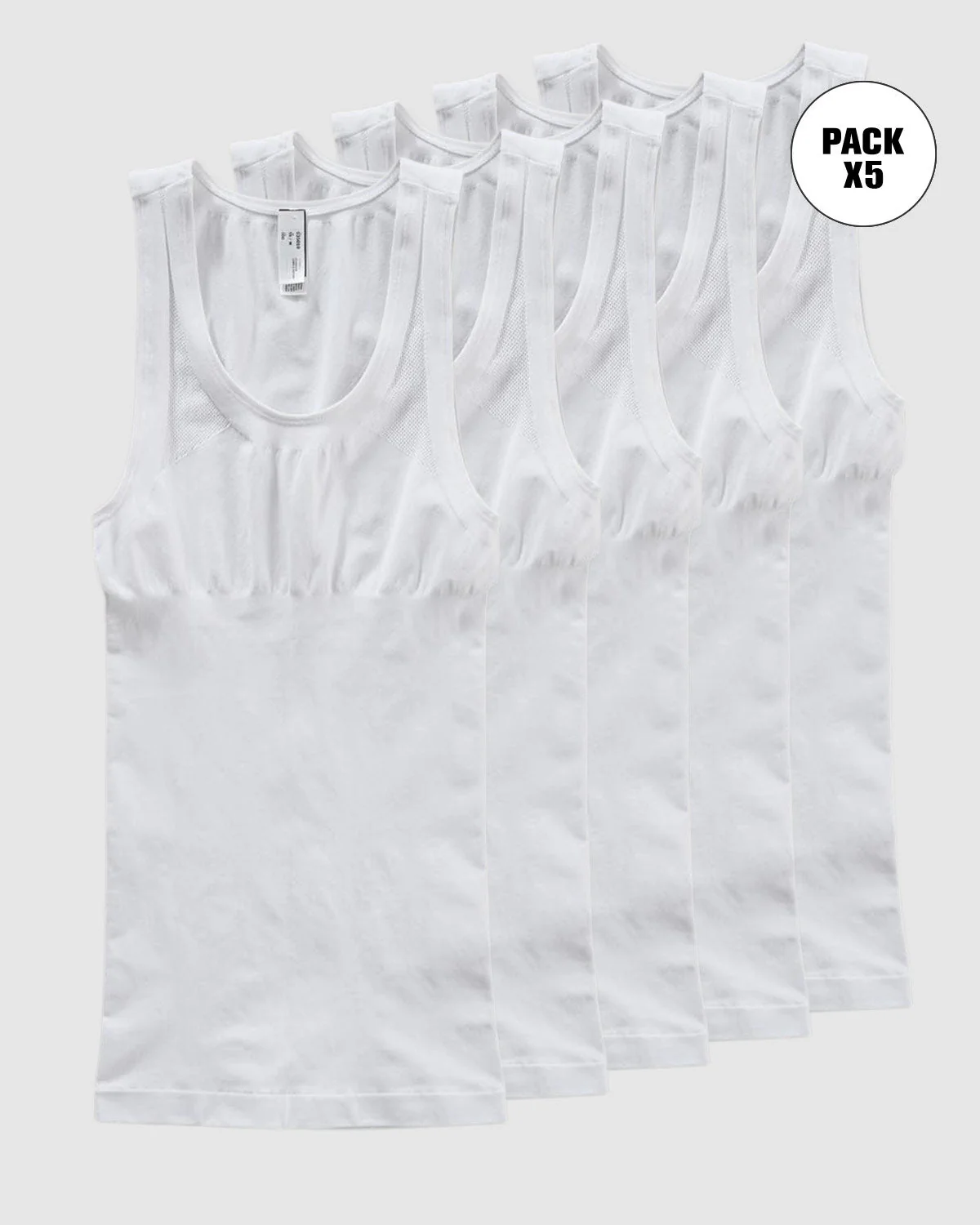 5-Pack Soft Compression Tank Tops - Image 5