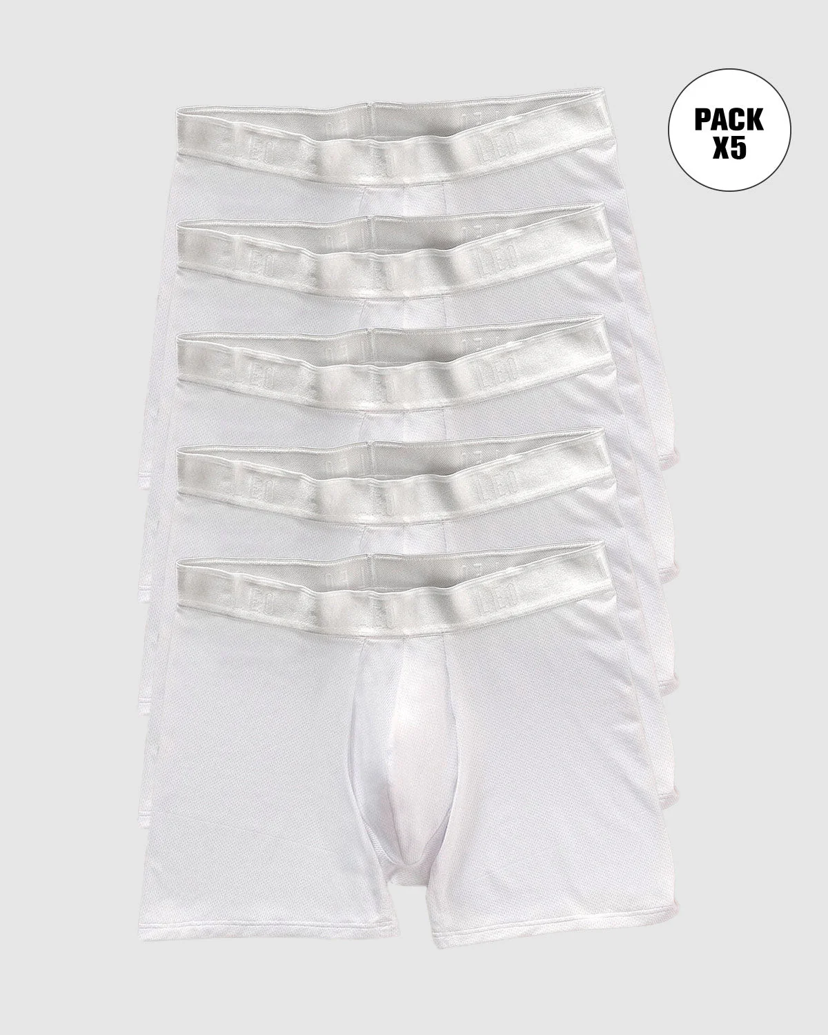 5-Pack Ultra-Light Boxer Briefs with Ergonomic Pouches