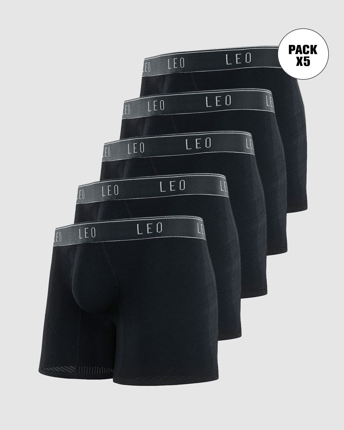 5-Pack Ultra-Light Boxer Briefs with Ergonomic Pouches - Image 11