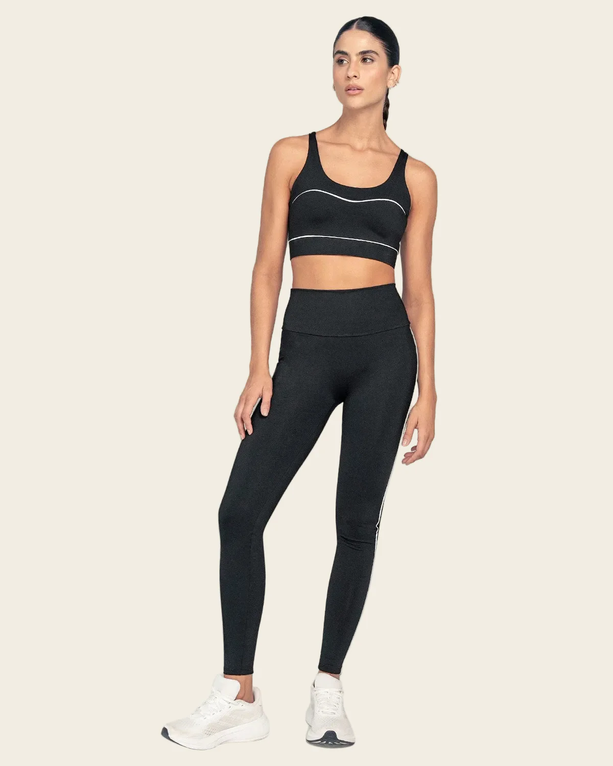 Active Legging with Double-Layered Firm Compression Waistband - Image 9