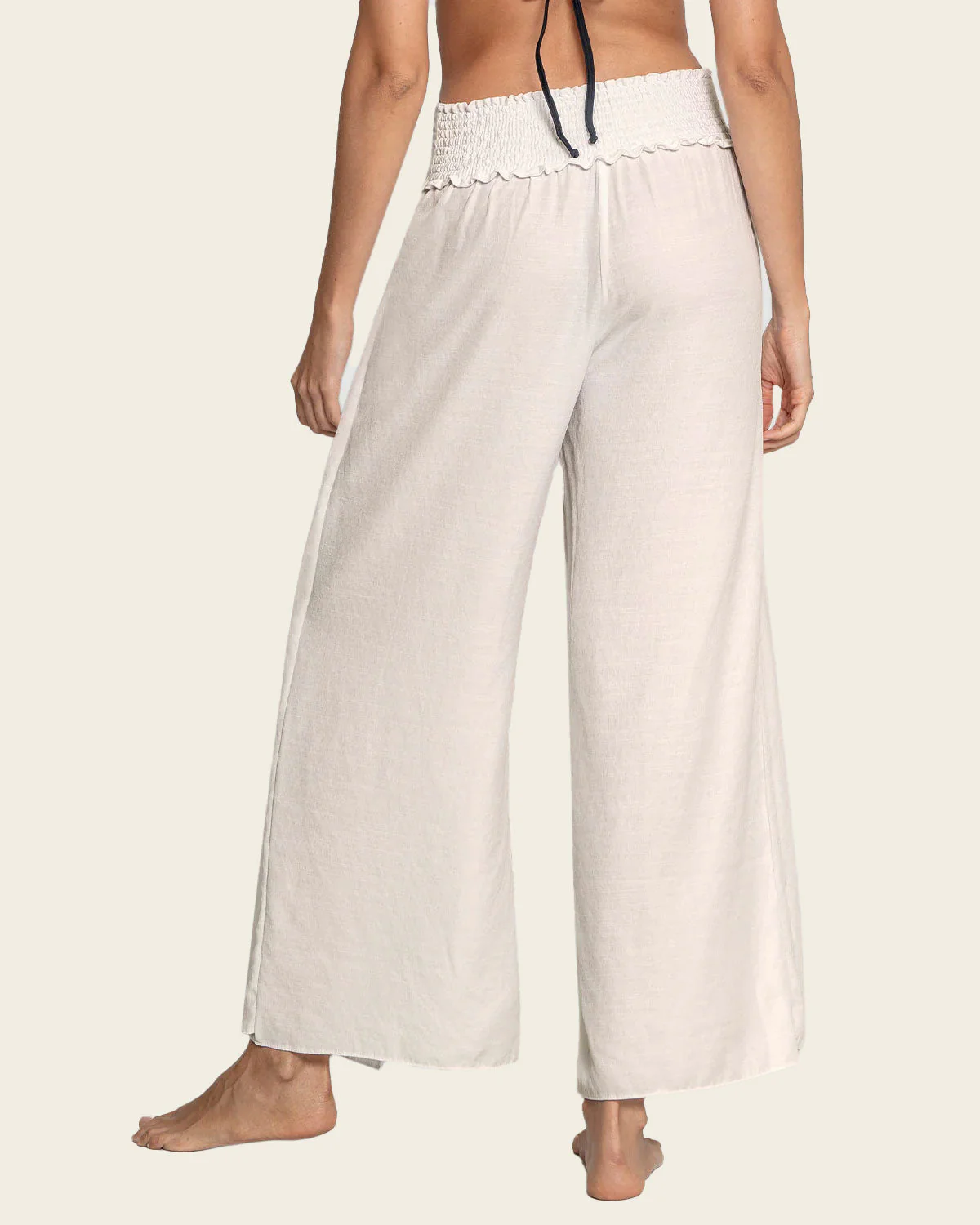 Adjustable Linen Like Beach Pants - Image 5