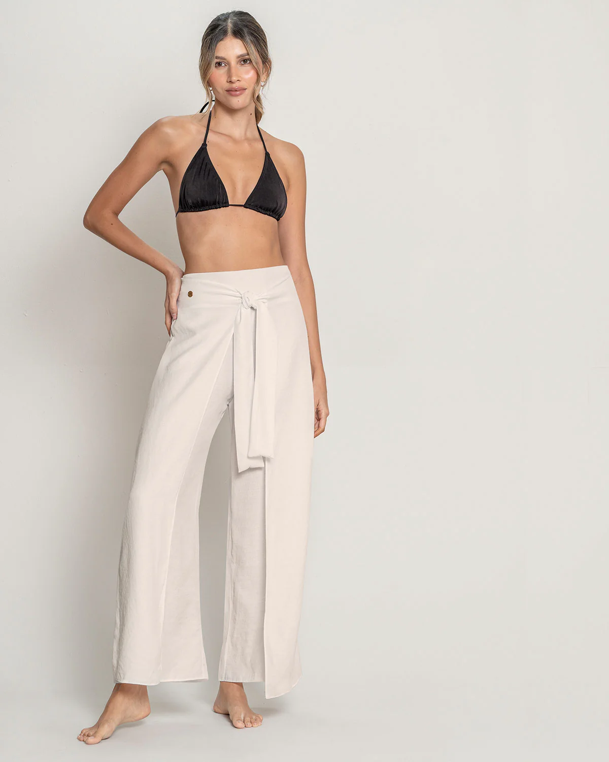 Adjustable Linen Like Beach Pants - Image 6