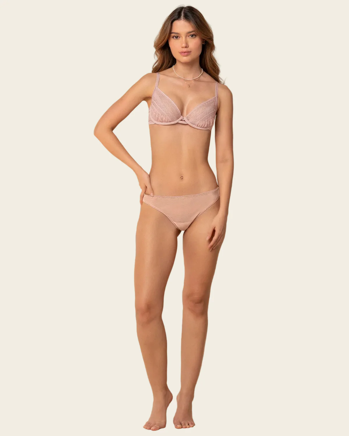 Allover Sheer Low-Rise Hipster Panty - Image 12