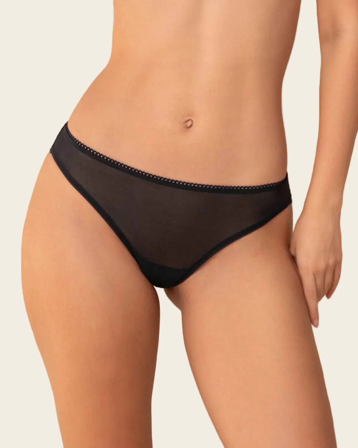 Allover Sheer Low-Rise Hipster Panty - Image 2