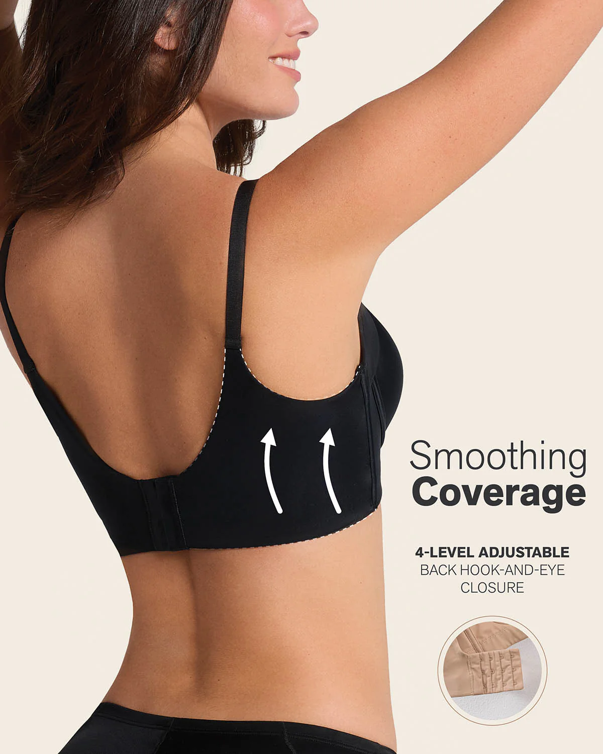 Back Smoothing Bra with Soft Full Coverage Cups - Image 12