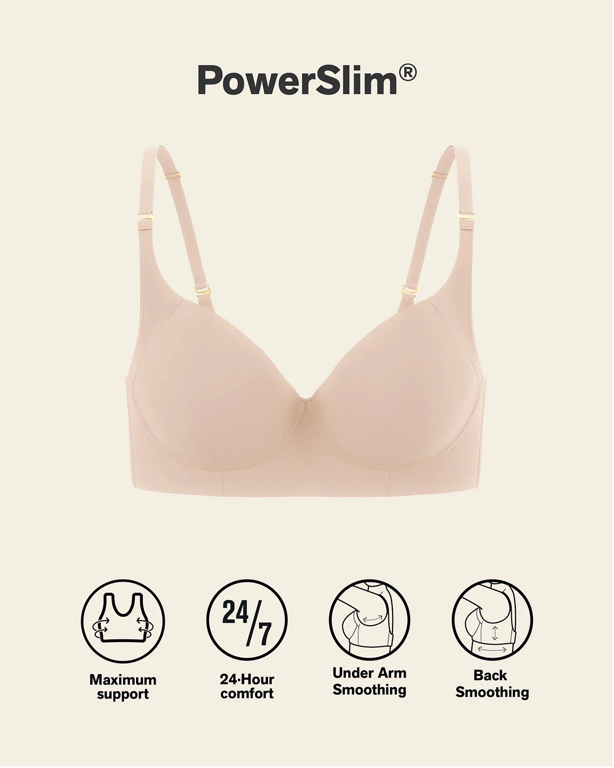 Back Smoothing Bra with Soft Full Coverage Cups - Image 8