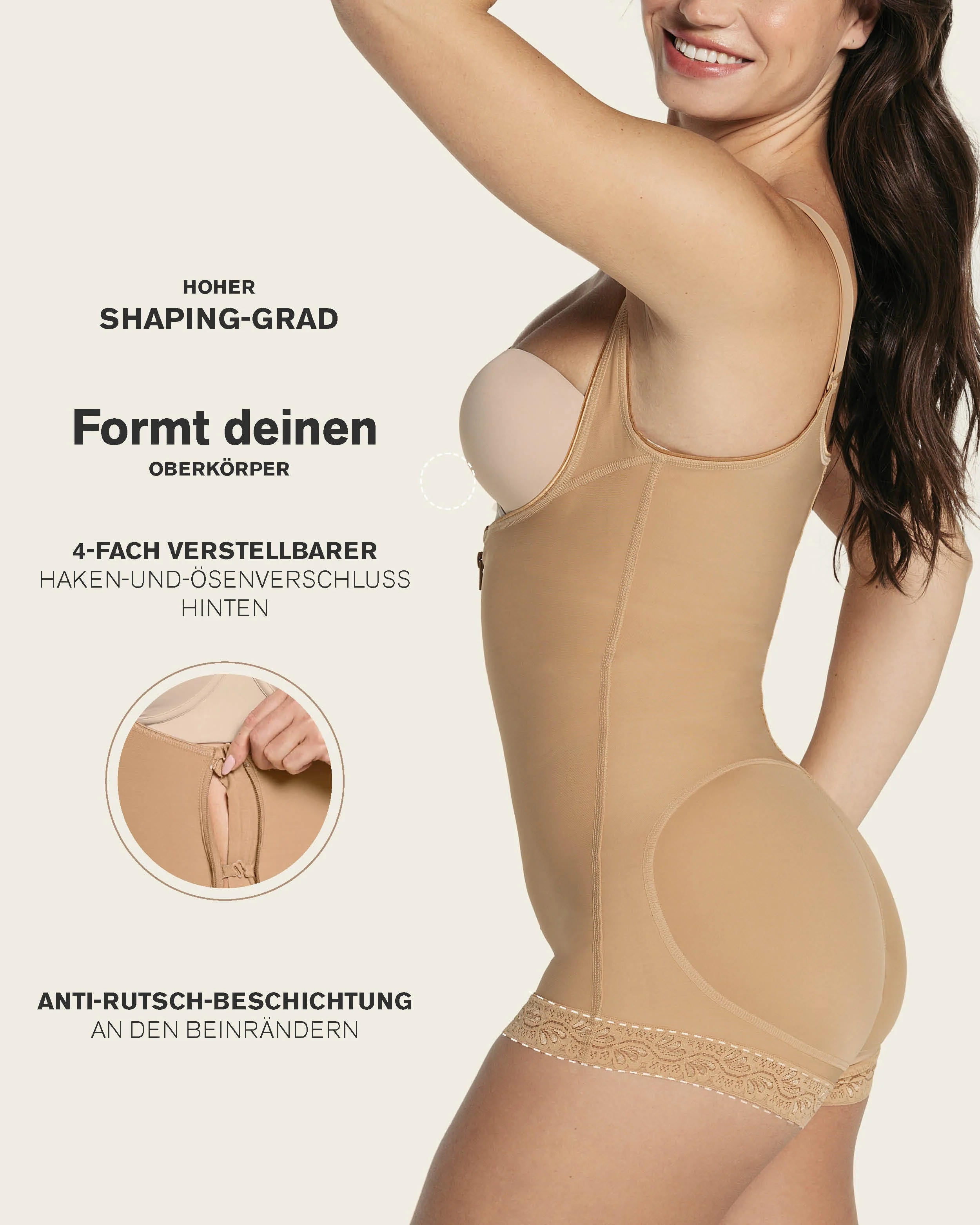 Boyshort Bottom Body Shaper with Firm Compression - Image 10
