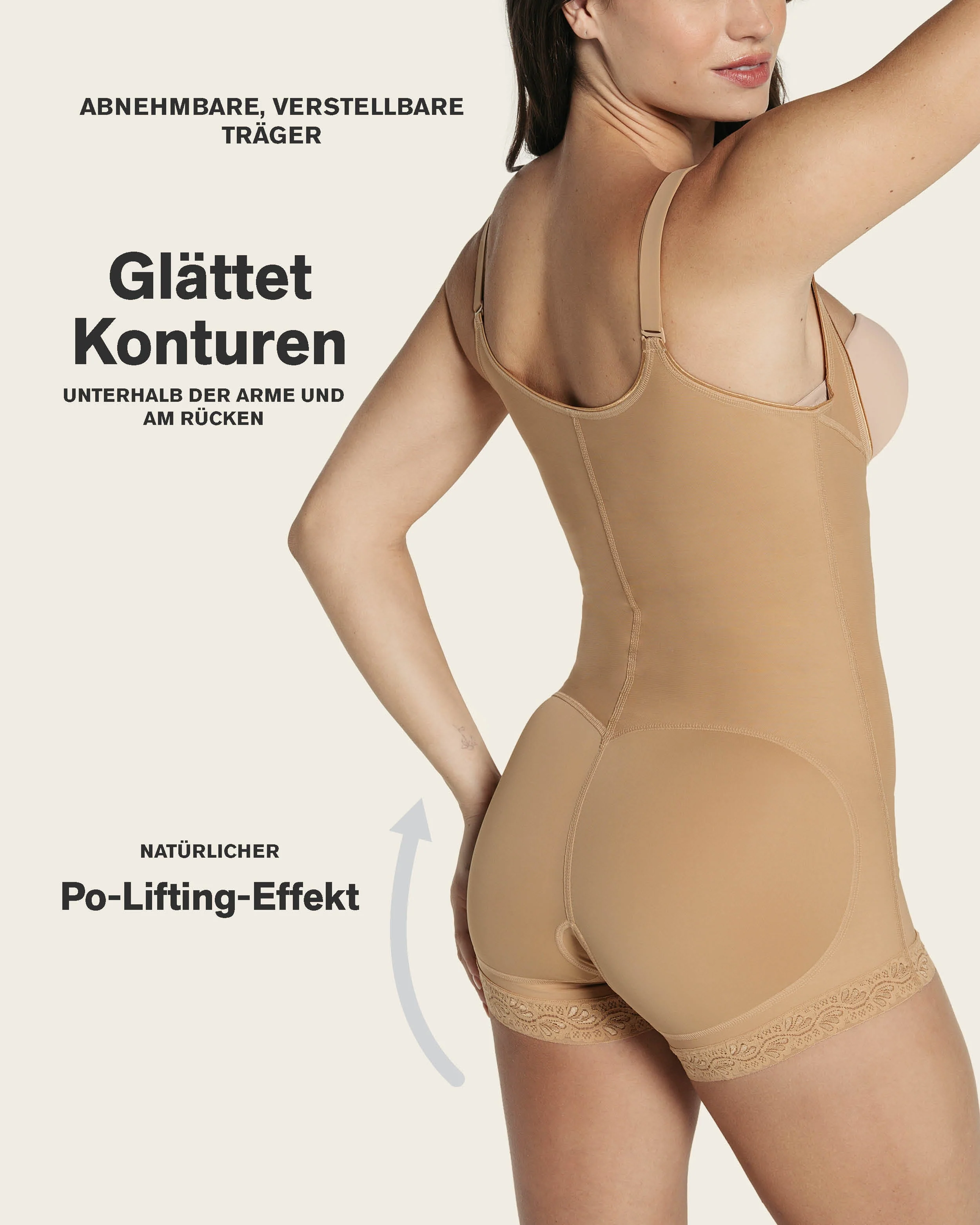 Boyshort Bottom Body Shaper with Firm Compression - Image 11