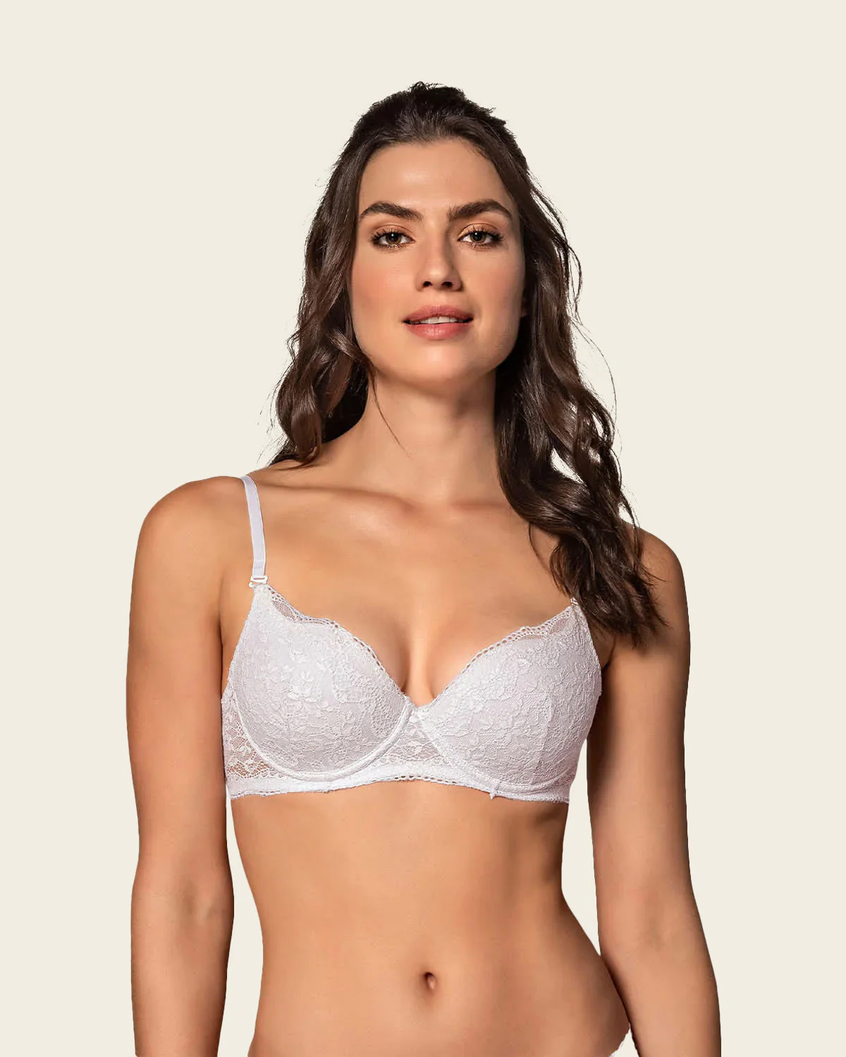 Charming Lace Underwire Bra - Image 9
