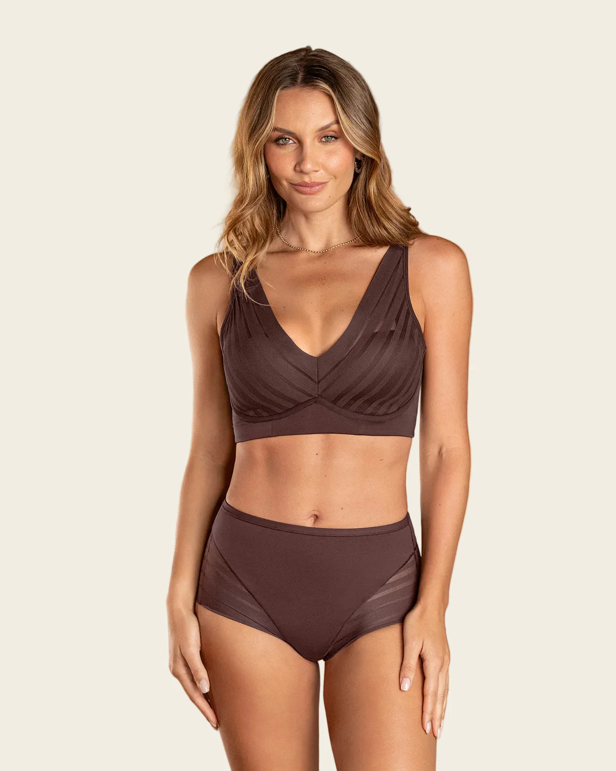 Lace Wireless Support Bra - Image 28