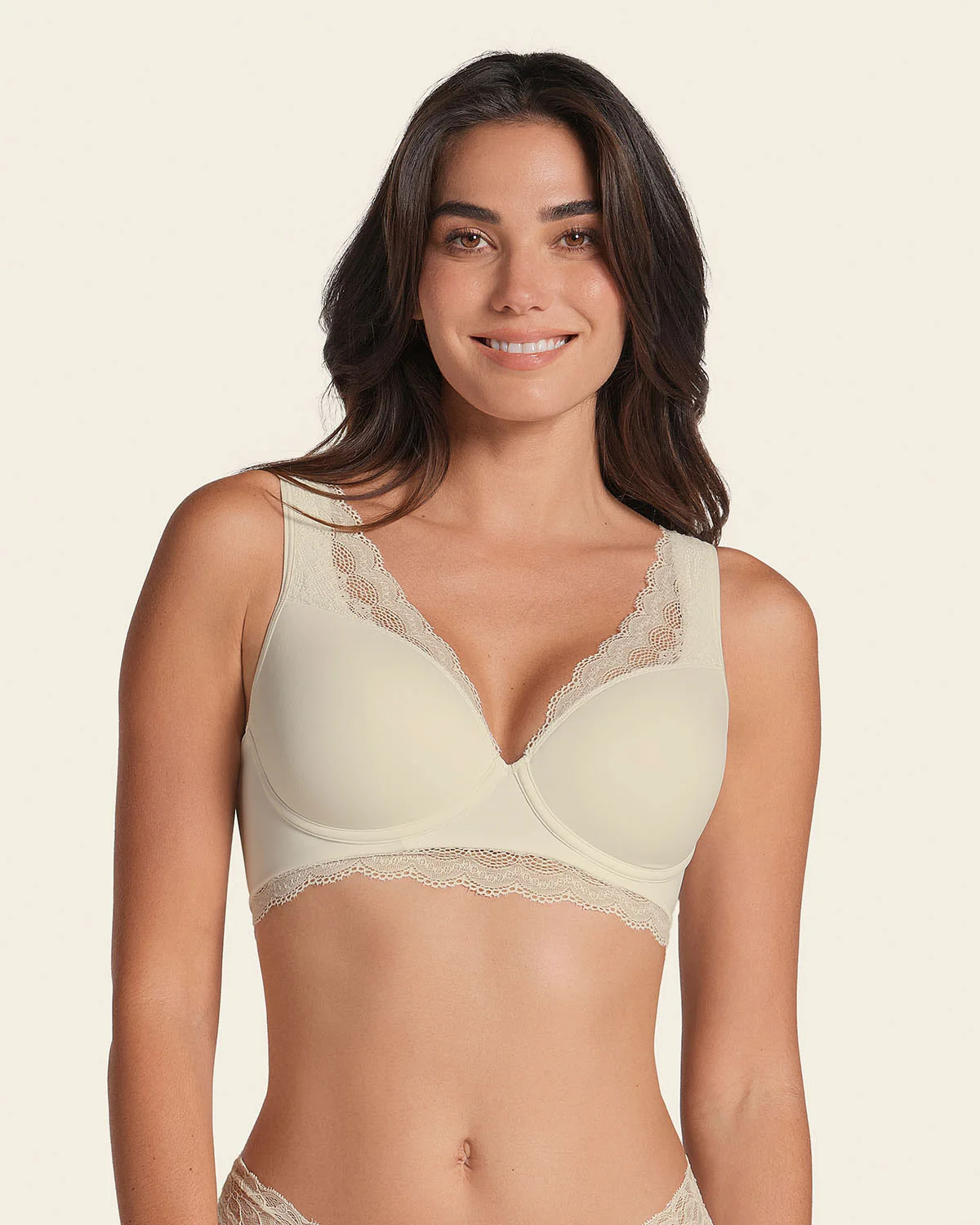 Deep Coverage Soft Lightly-Lined Lace Underwire Bra - Image 33