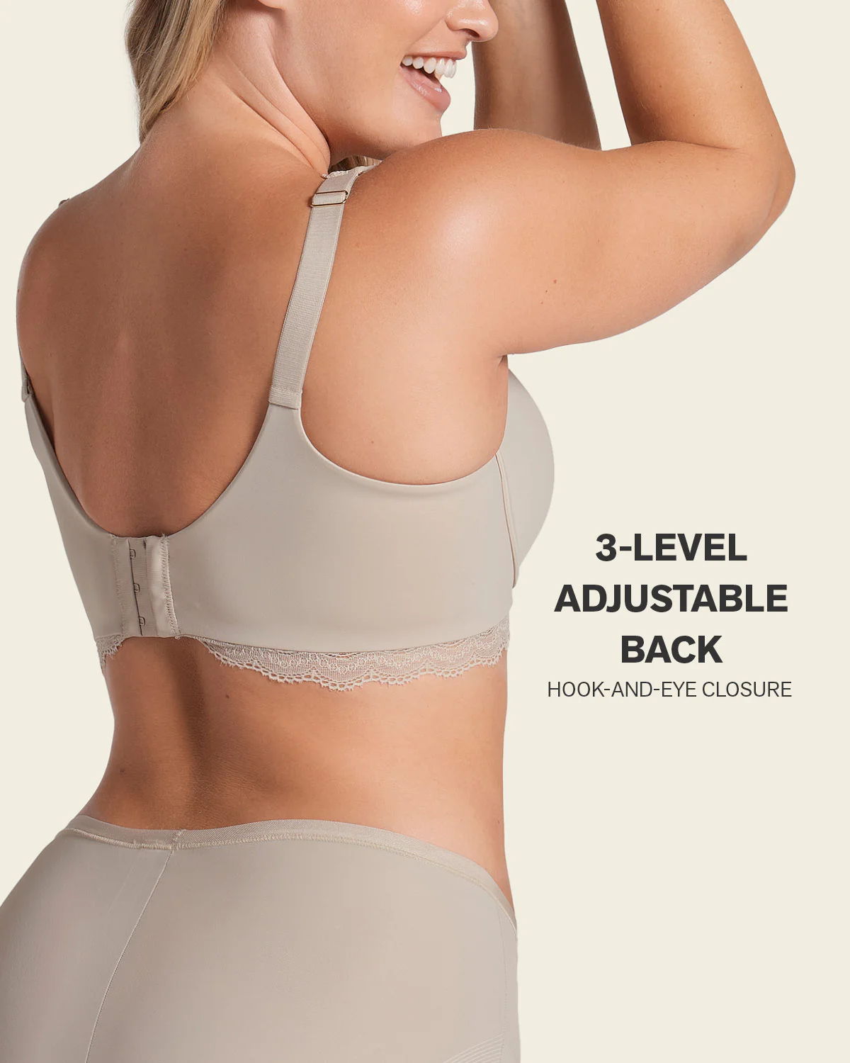 Deep Coverage Soft Lightly-Lined Lace Underwire Bra - Image 4